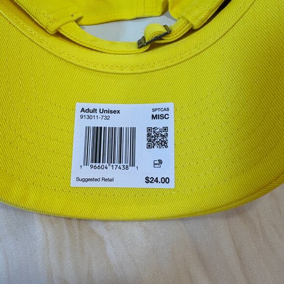 NEW Nike Lemon Yellow Adult Unisex Heritage 86 Adjustable Baseball Hat - Picture 4 of 6